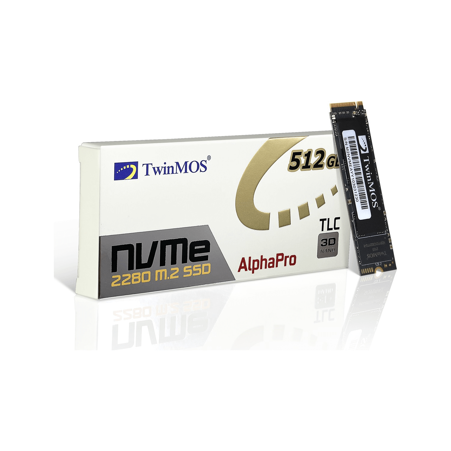 TWINMOS NVMEFGBM2280 512 GB 2455MB 1832MB/S M2 PCle NVMe SSD