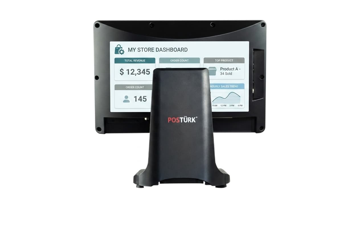 PosTürk TX-1560M Dokunmatik POS PC — 15.6'' J6412 16GB RAM 256GB SSD 6